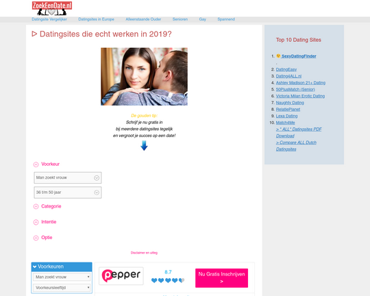 Zoek een Date Logo